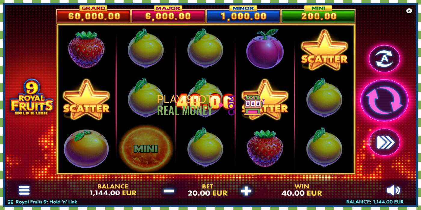 Slot Royal Fruits 9: Hold N Link za pravi novac, slika - 4