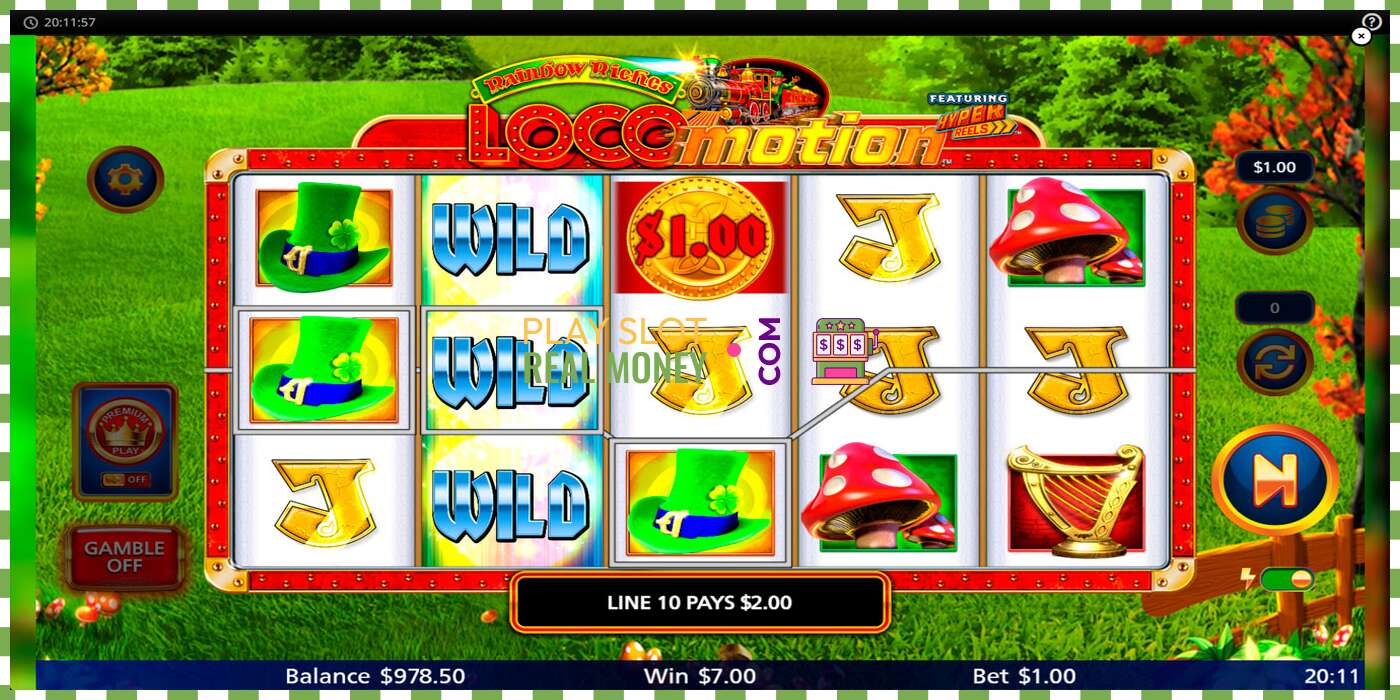 Слот Rainbow Riches Locomotion на реальные деньги, картинка - 4