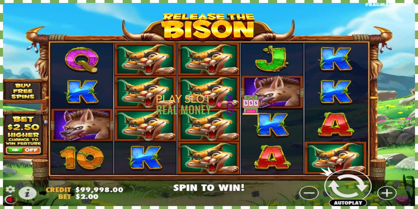 Slot Release the Bison por dinheiro real, foto - 1