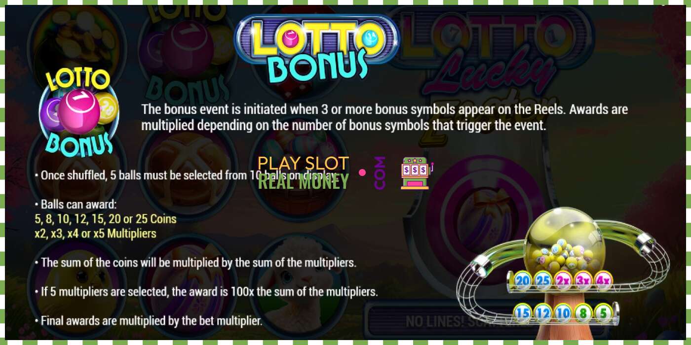 Slot Lotto Lucky Easter por dinheiro real, foto - 6