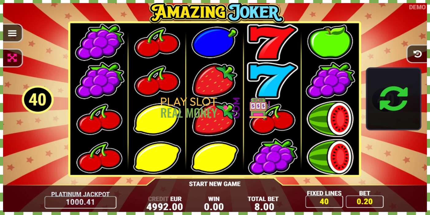 Slots Amazing Joker par īstu naudu, bilde - 1