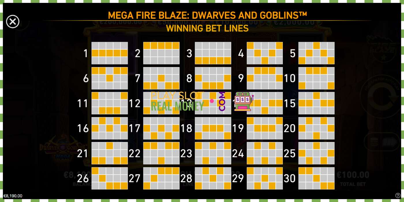 Rauf Mega Fire Blaze: Dwarves & Goblins fyrir alvöru peninga, mynd - 7