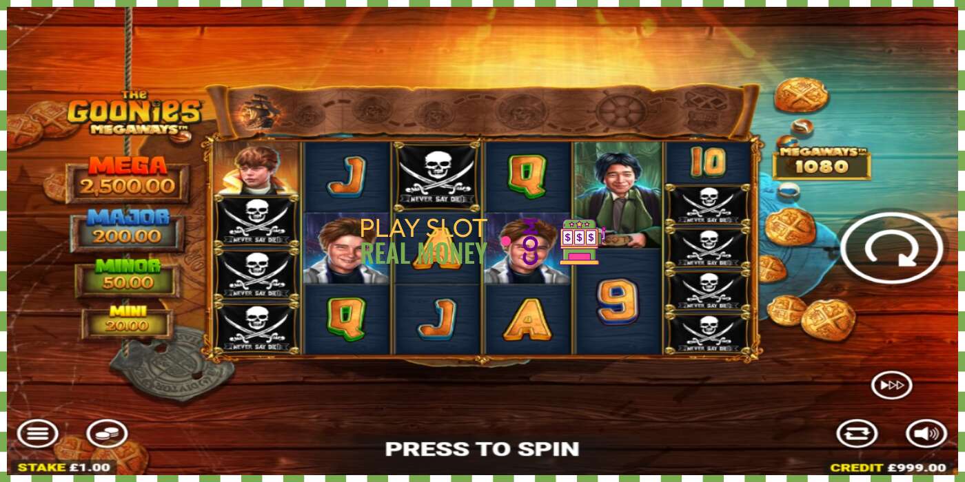 Slot The Goonies Megaways za skutečné peníze, obrázek - 1