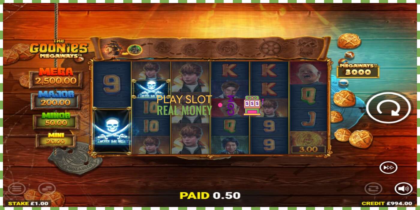 Slot The Goonies Megaways za skutečné peníze, obrázek - 2