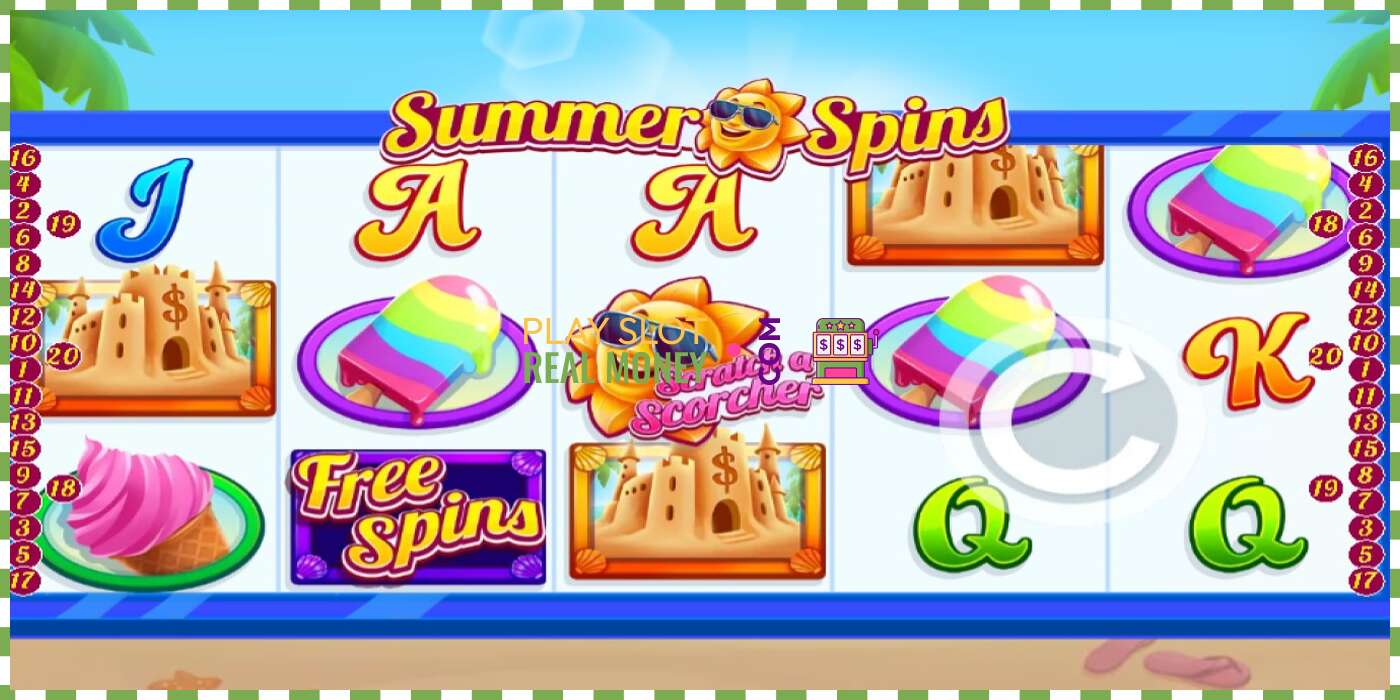 Слот Summer Spins на реальные деньги, картинка - 1