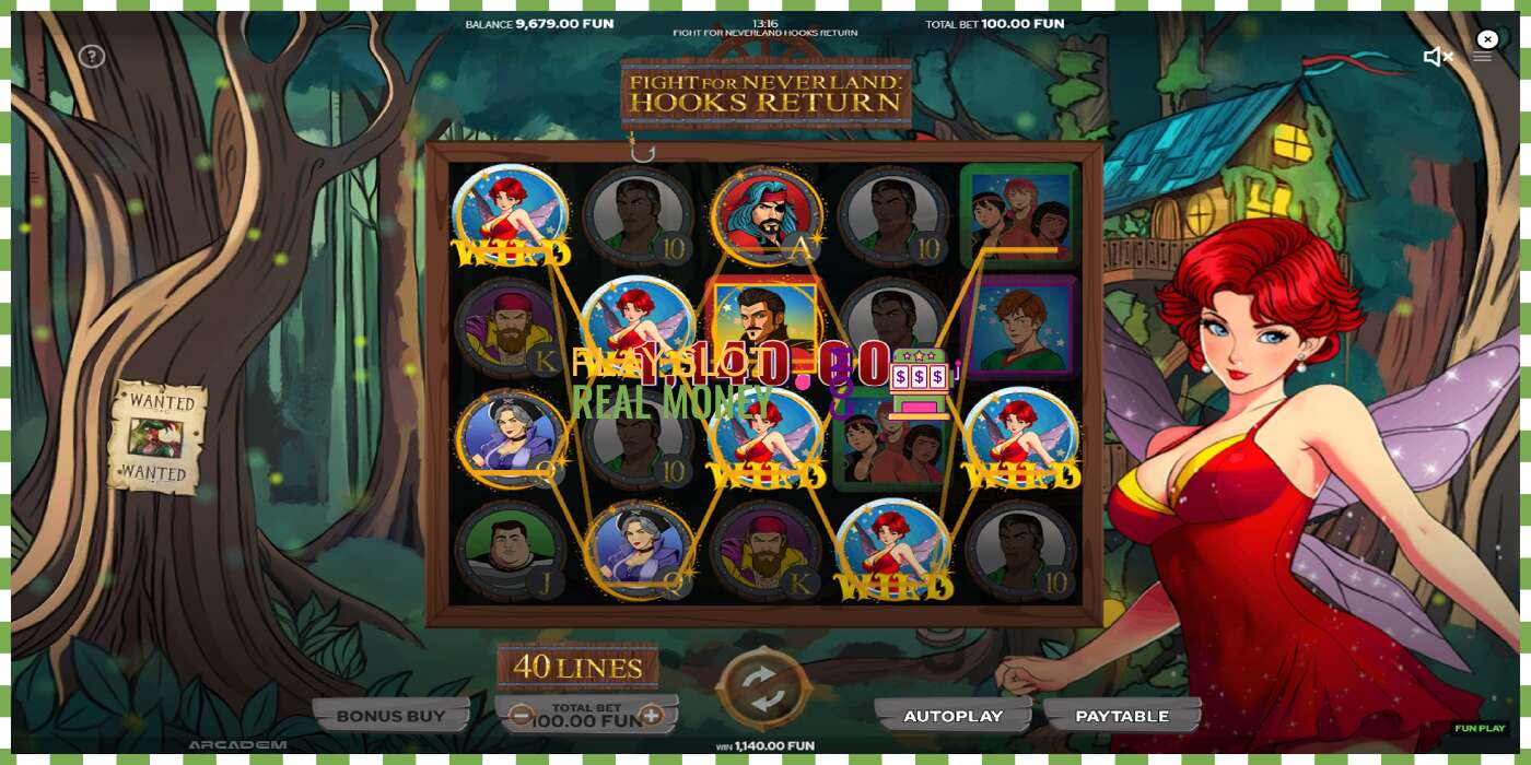 Slot Fight for Neverland: Hooks Return for rigtige penge, billede - 4