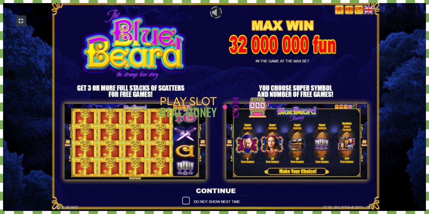 Slot Blue Beard für echtes geld, bild - 1