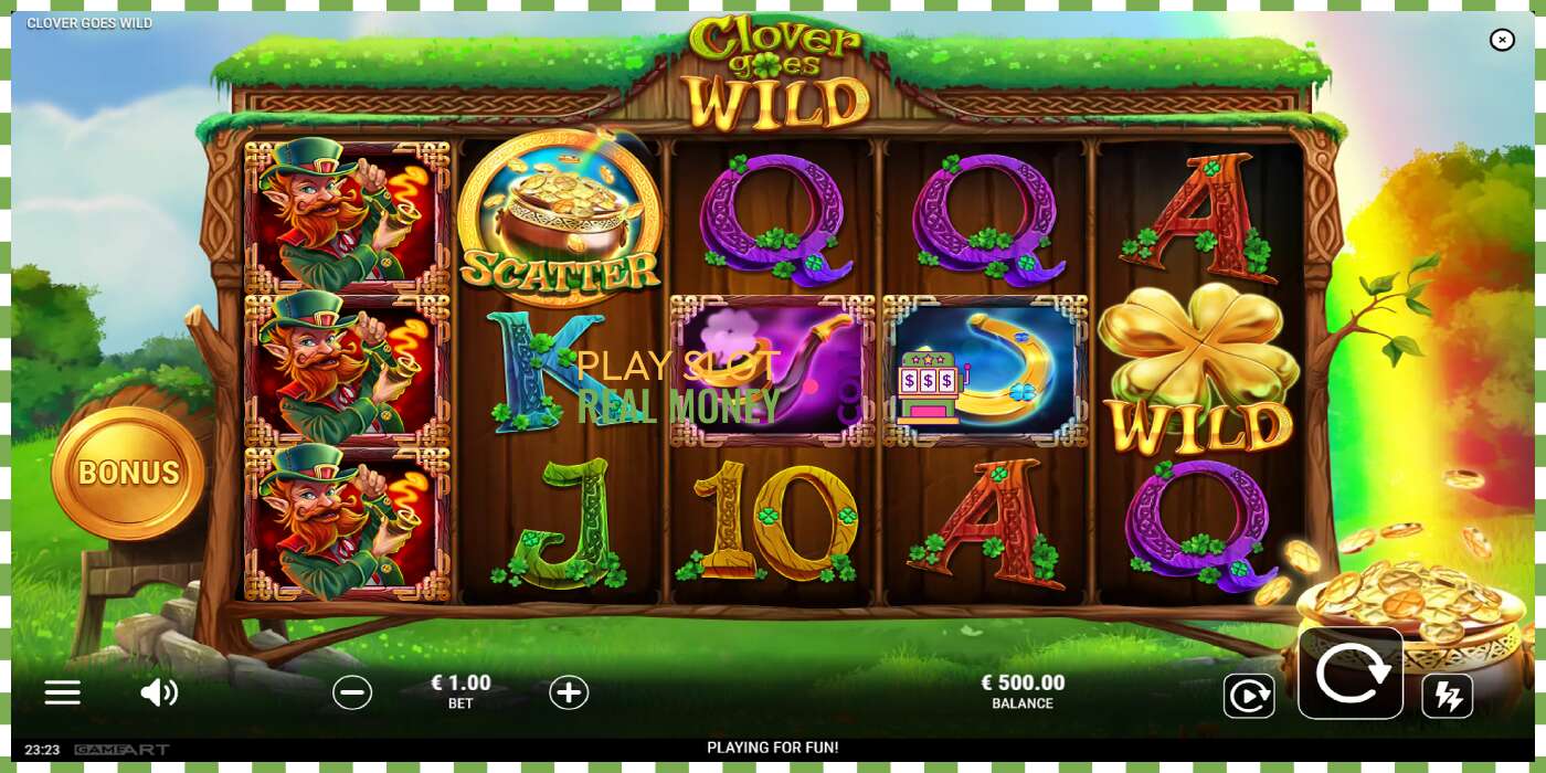 Slot Clover Goes Wild for real money, picture - 2