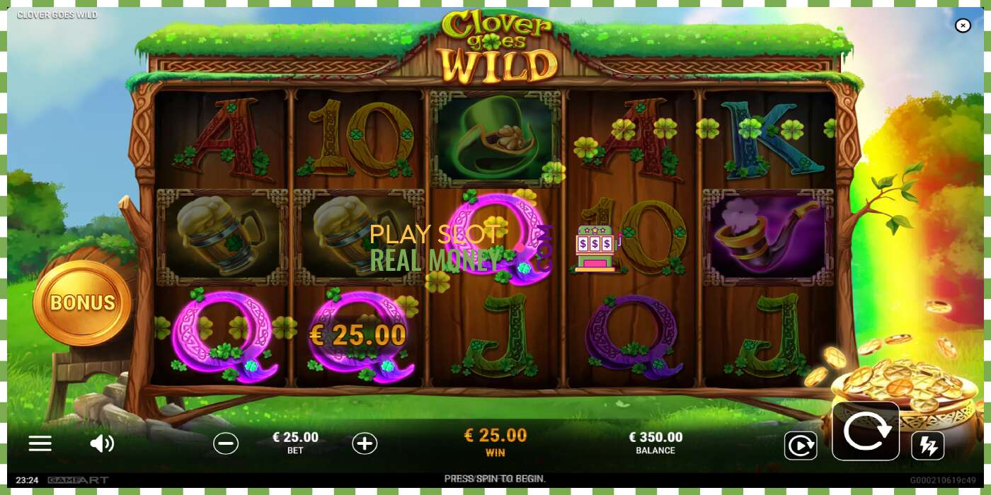 Slot Clover Goes Wild for real money, picture - 3