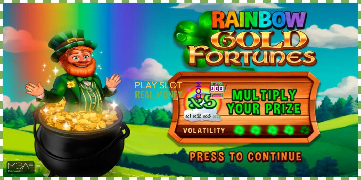 Слот Rainbow Gold Fortunes на реальные деньги, картинка - 1