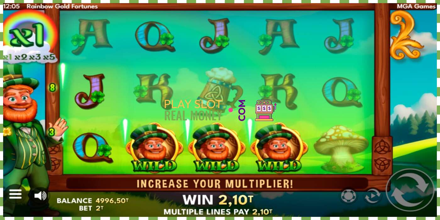 Слот Rainbow Gold Fortunes на реальные деньги, картинка - 3