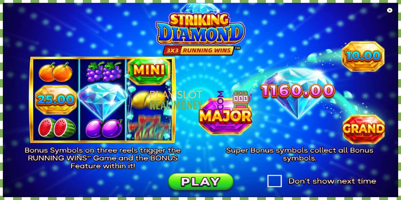 Slots Striking Diamond par īstu naudu, bilde - 1