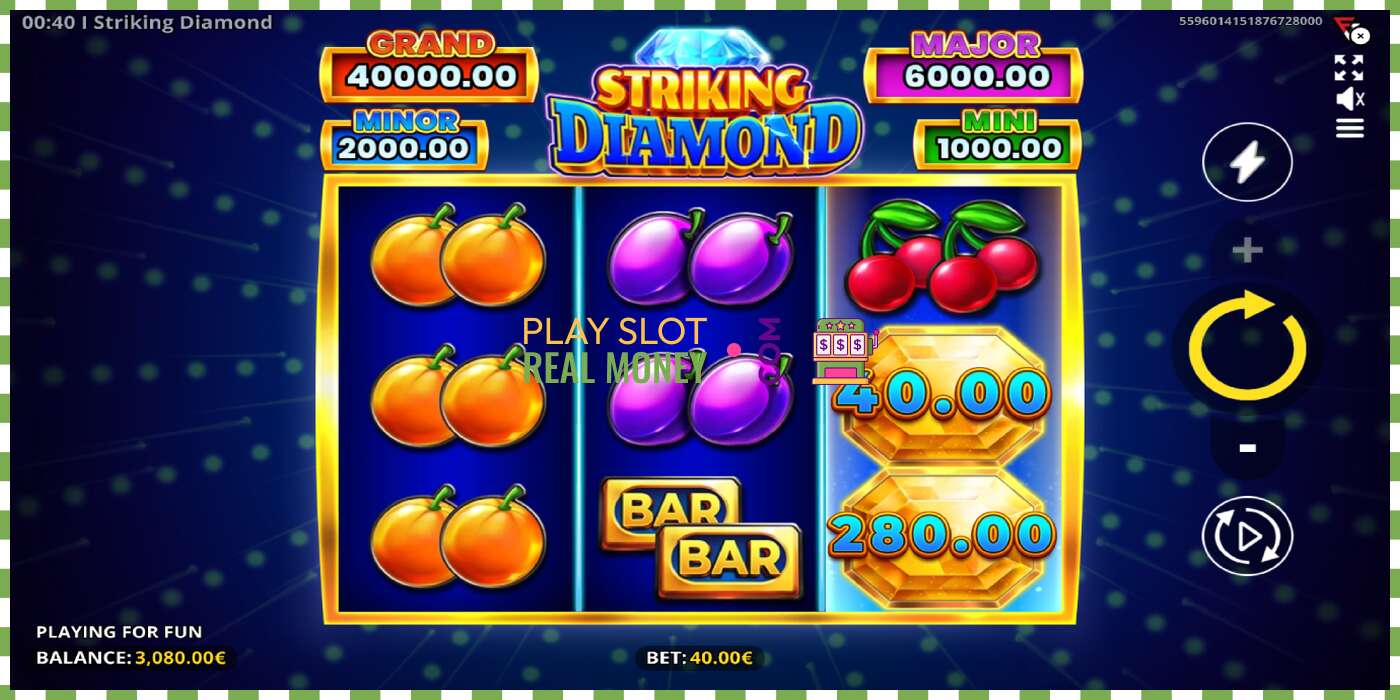 Slots Striking Diamond par īstu naudu, bilde - 2