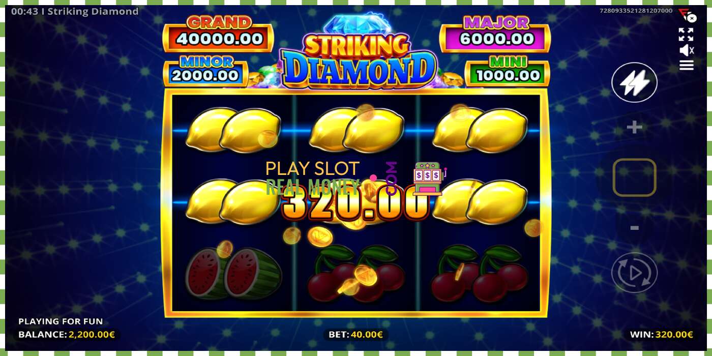 Slots Striking Diamond par īstu naudu, bilde - 4