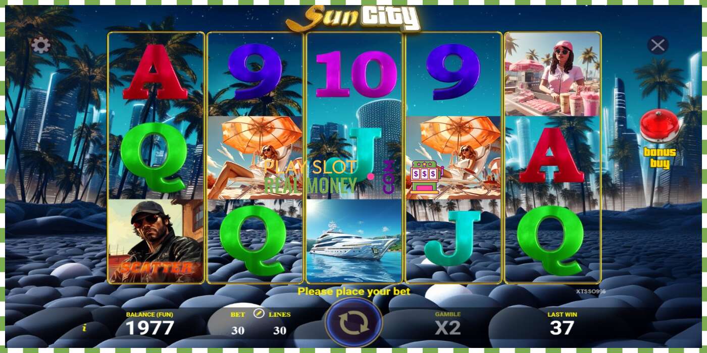 Slot Sun City za pravi novac, slika - 1