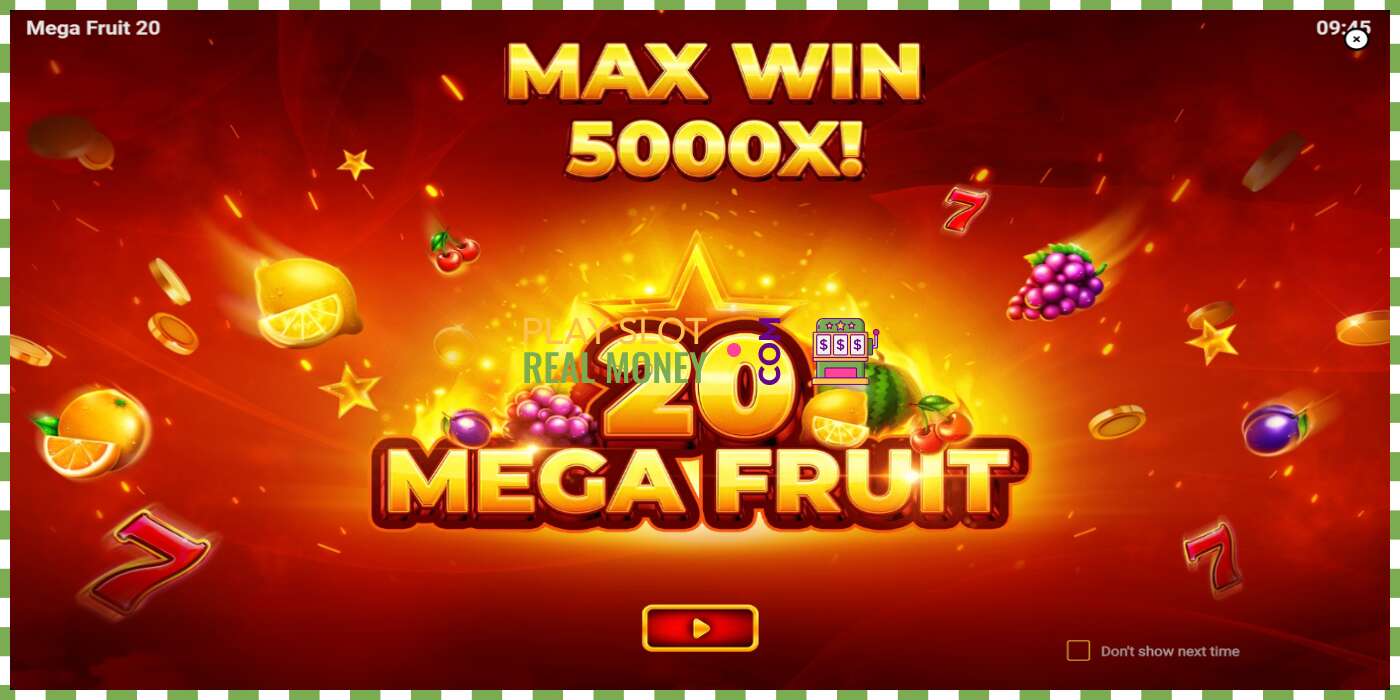 Slot Mega Fruit 20 pe bani reali, poza - 1