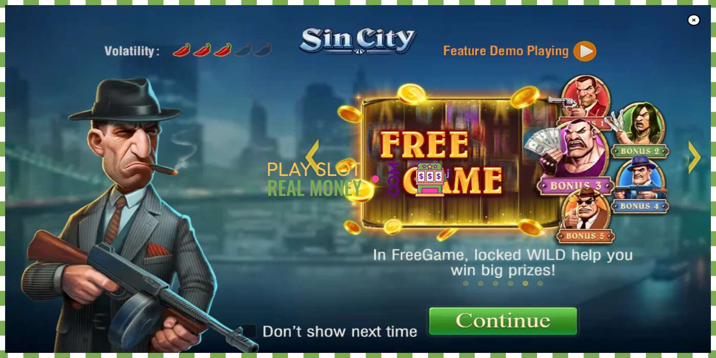 Slot Sin City por dinheiro real, foto - 1