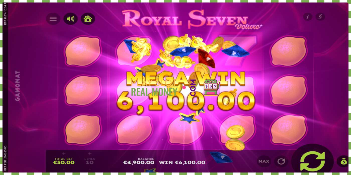 Slot Royal Seven Deluxe za pravi novac, slika - 3