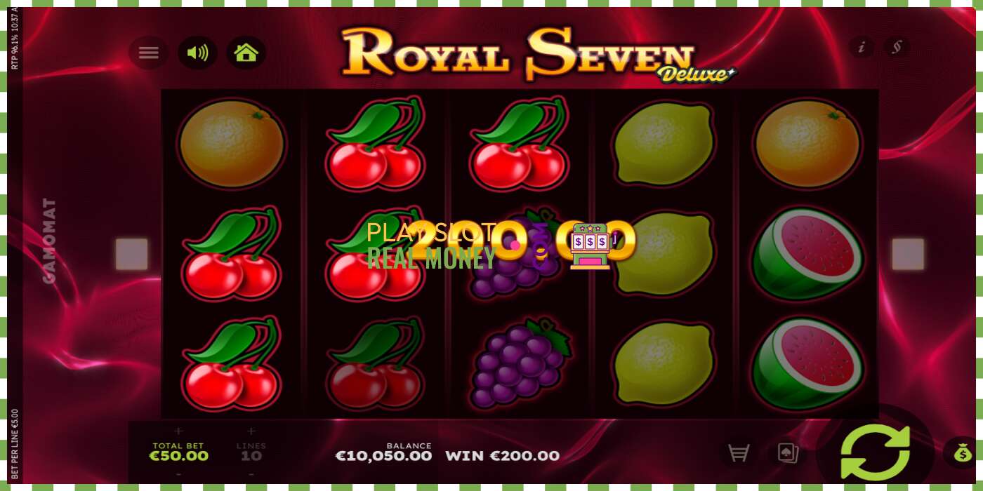 Slot Royal Seven Deluxe za pravi novac, slika - 4