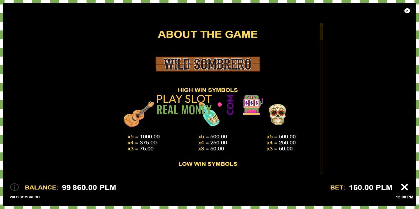 Слот Wild Sombrero на реальные деньги, картинка - 5