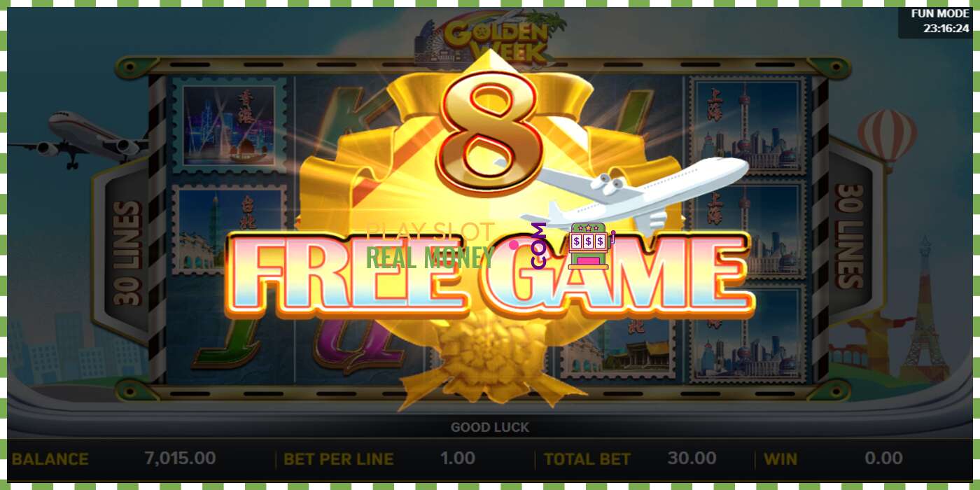 Slot Golden Week for real money, picture - 3