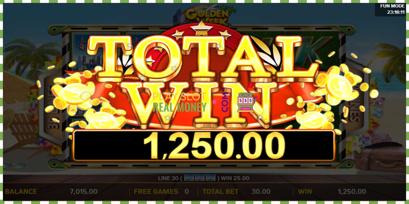 Slot Golden Week for real money, picture - 5