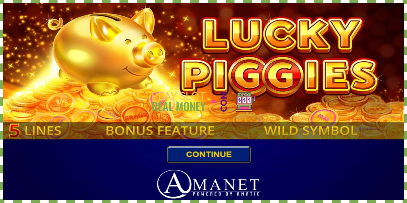 Slot Lucky Piggies pe bani reali, poza - 1