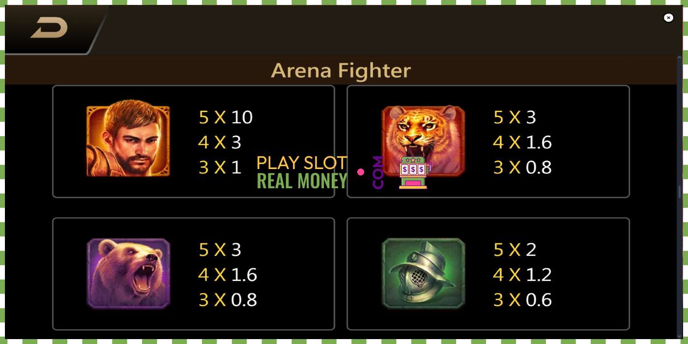 Слот Arena Fighter за истински пари, снимка - 6