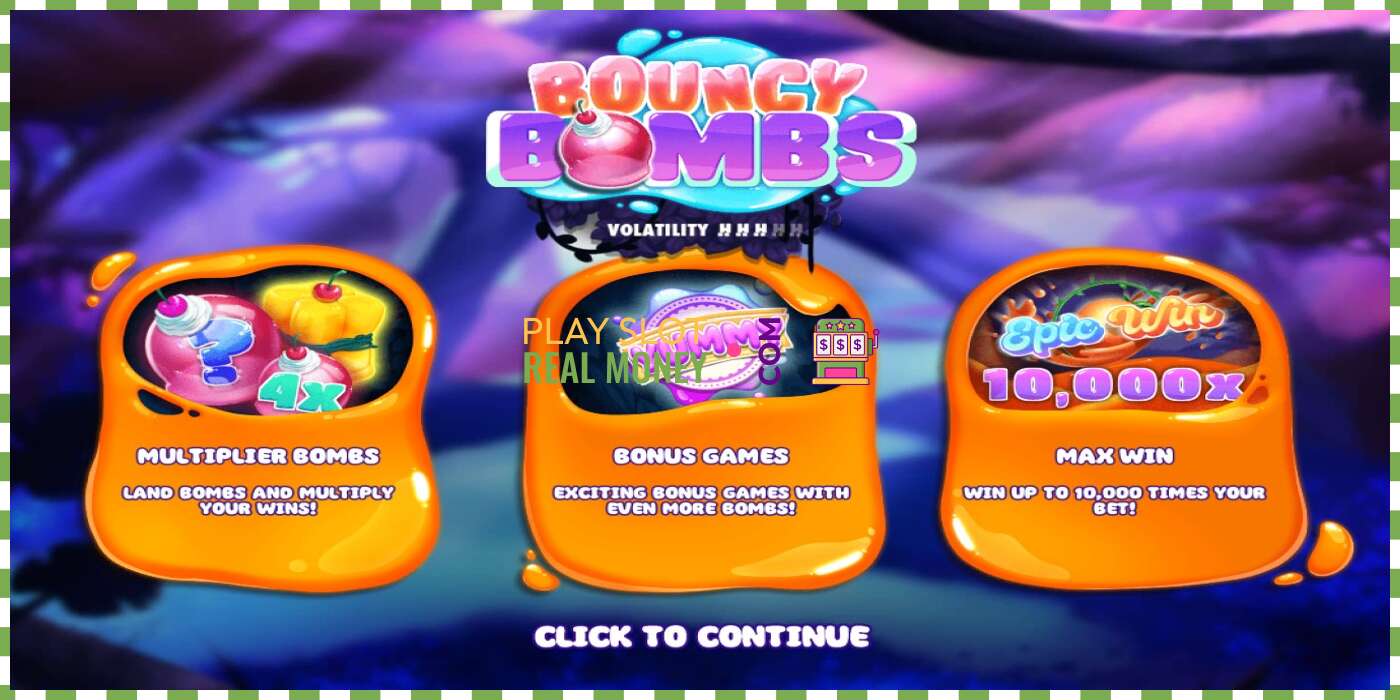 Слот Bouncy Bombs на реальные деньги, картинка - 1