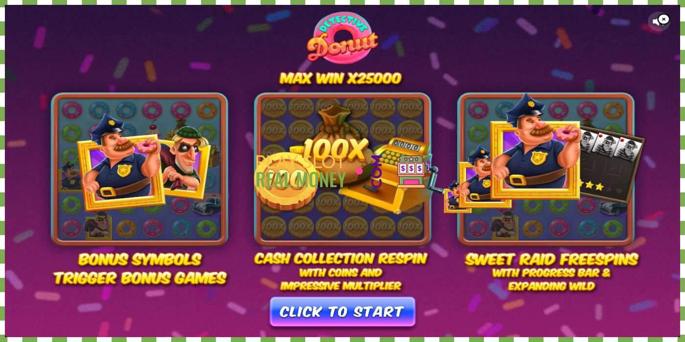 Slot Detective Donut for real money, picture - 1