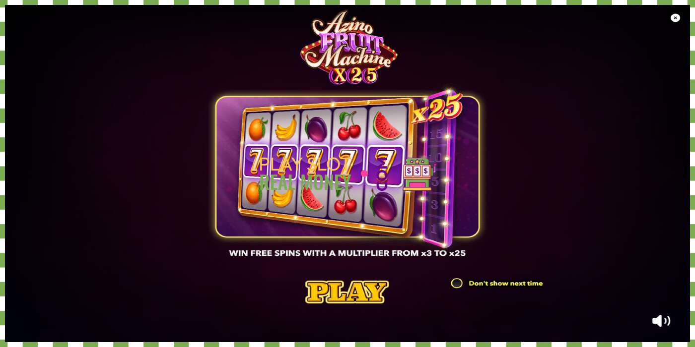 Slot Azino Fruit Machine x25 pe bani reali, poza - 1