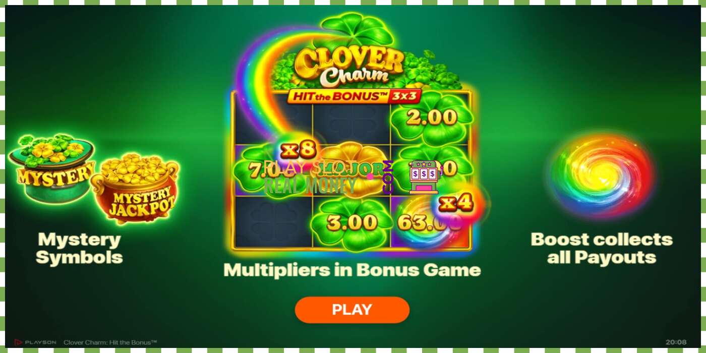 Слот Clover Charm: Hit the Bonus на реальные деньги, картинка - 1