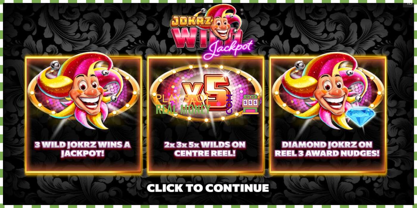 Slot Jokrz Wild Jackpot za pravi novac, slika - 1