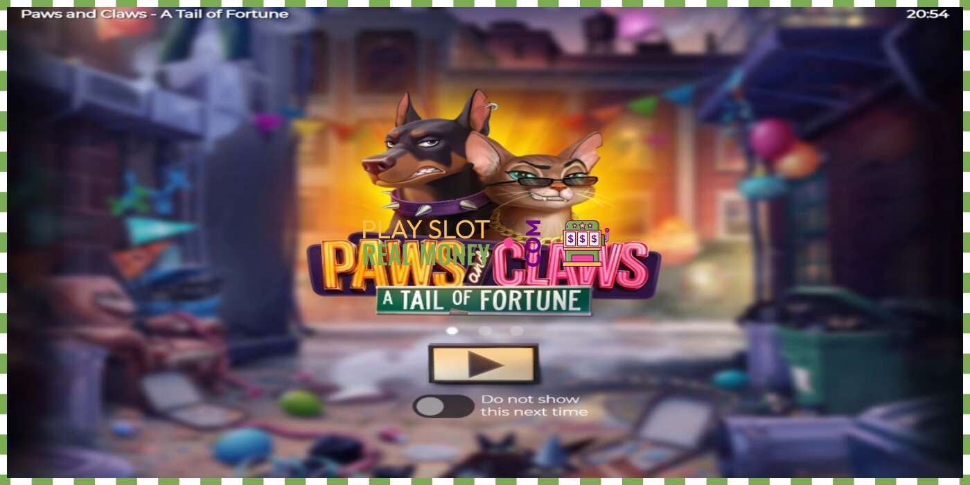 স্লট Paws and Claws: A Tail of Fortune প্রকৃত অর্থের জন্য, ছবি - 1