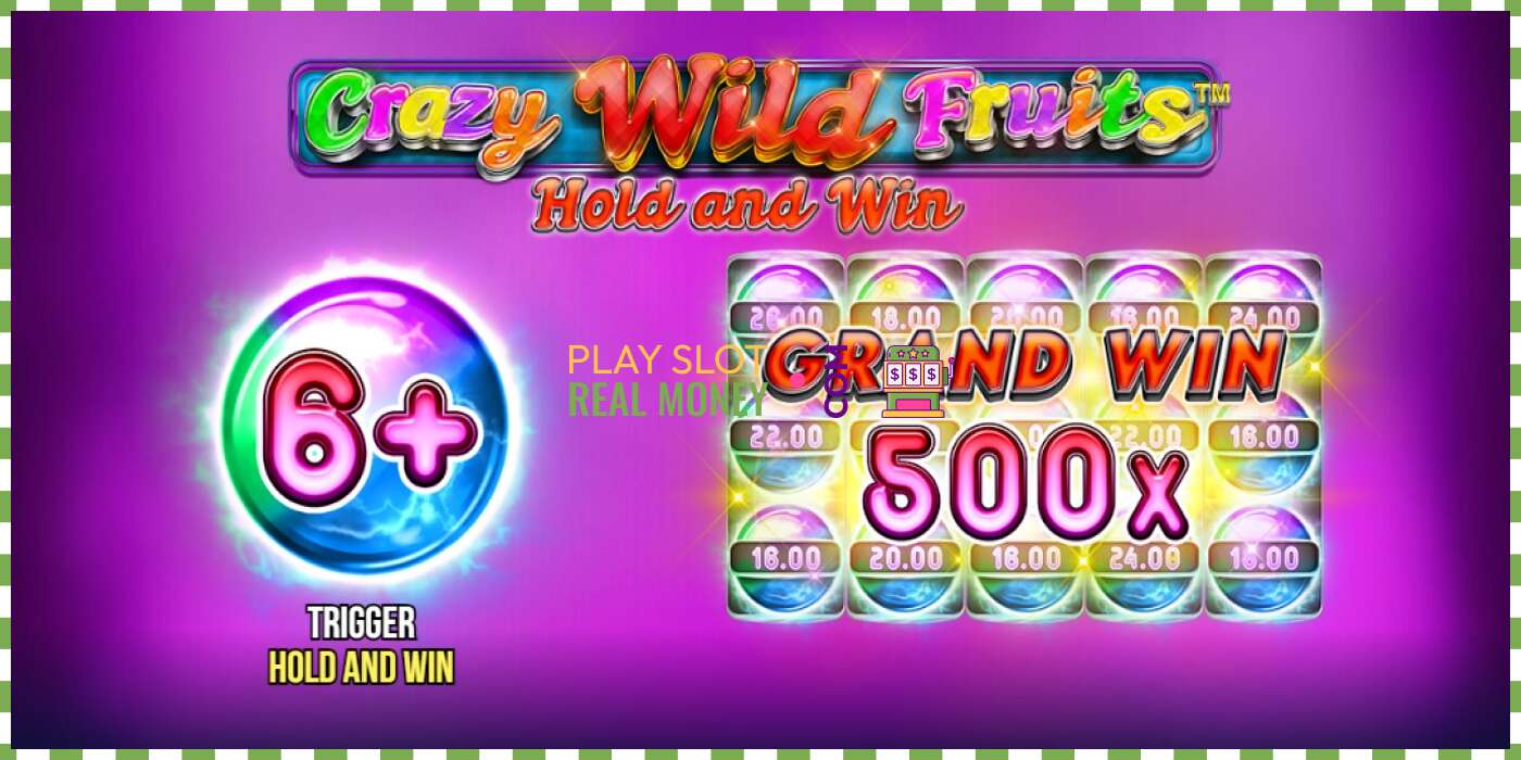 Slot Crazy Wild Fruits oikealla rahalla, kuva - 1