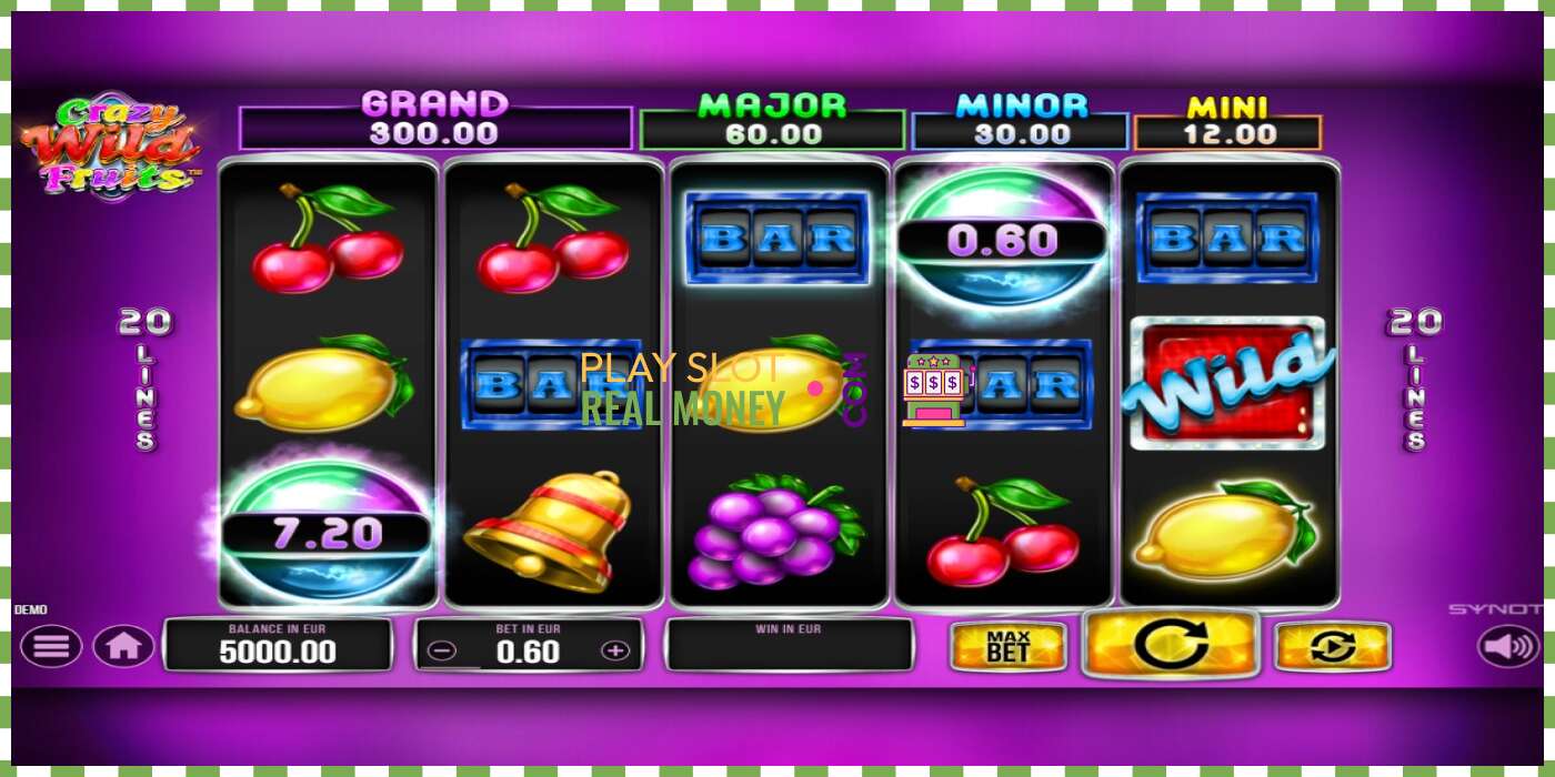 Slot Crazy Wild Fruits oikealla rahalla, kuva - 2