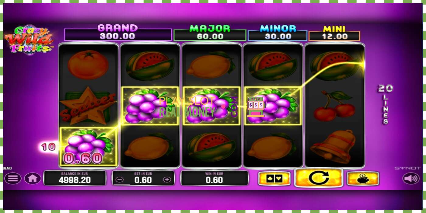 Slot Crazy Wild Fruits oikealla rahalla, kuva - 3