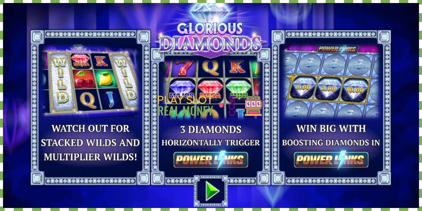 Slot Glorious Diamonds pe bani reali, poza - 1