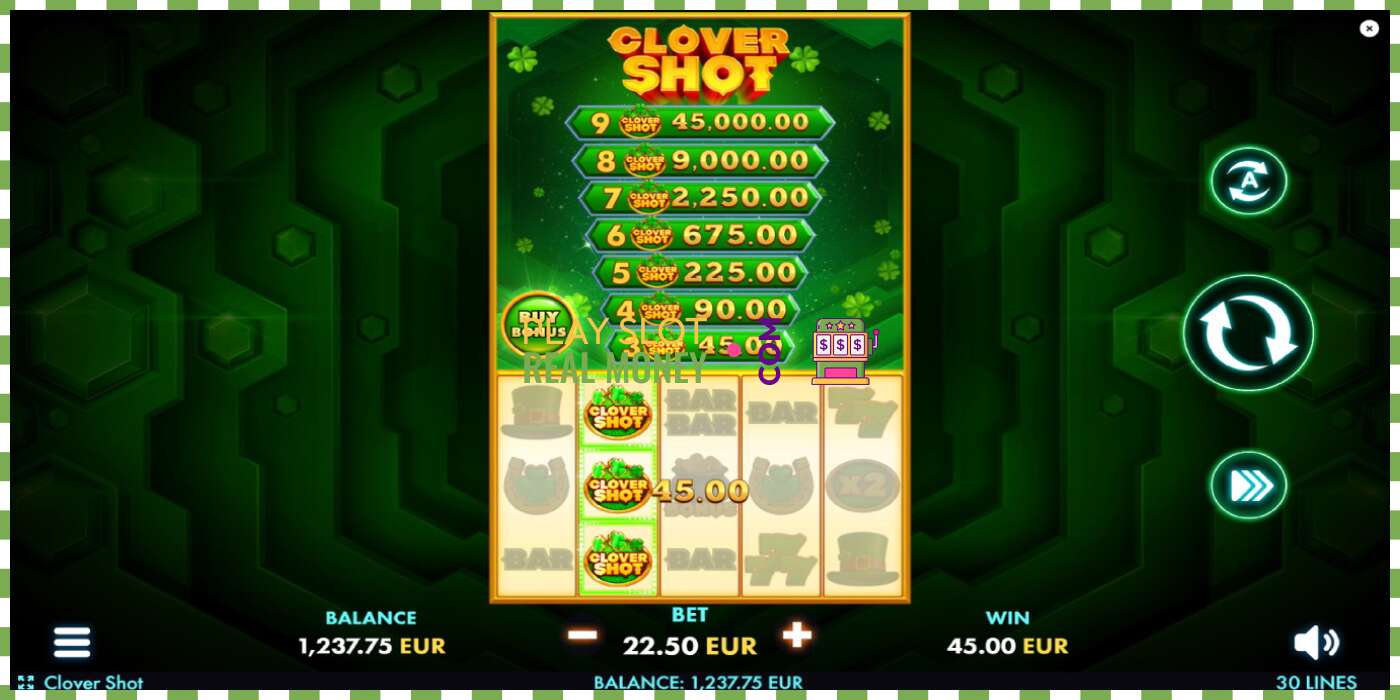 Sleuf Clover Shot voor echt geld, foto - 4