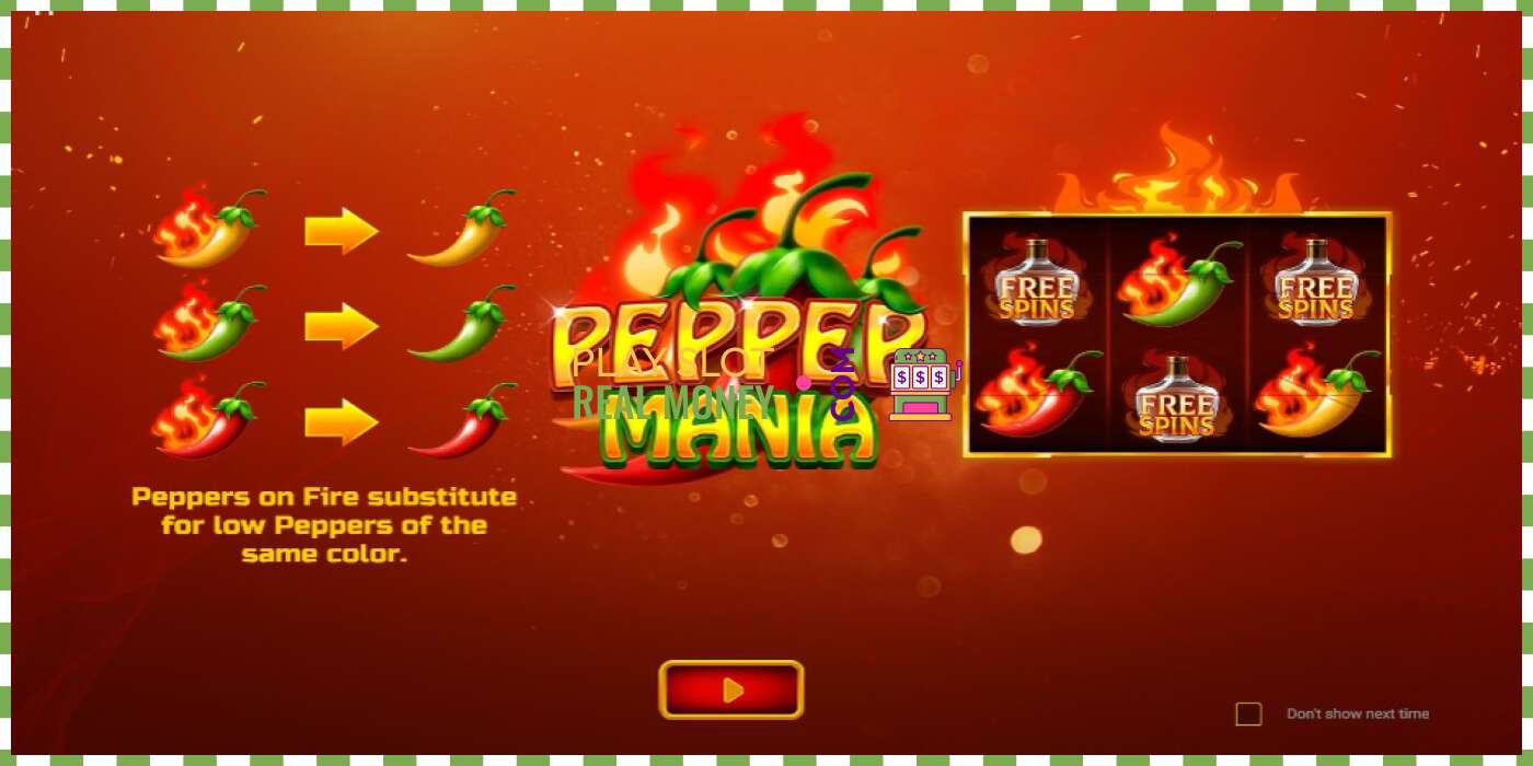 Слот Pepper Mania на реальные деньги, картинка - 1