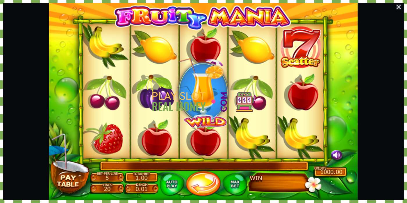 Слот Fruity Mania на реальные деньги, картинка - 1