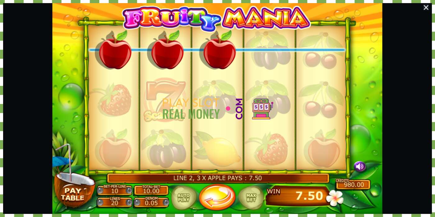 Слот Fruity Mania на реальные деньги, картинка - 2