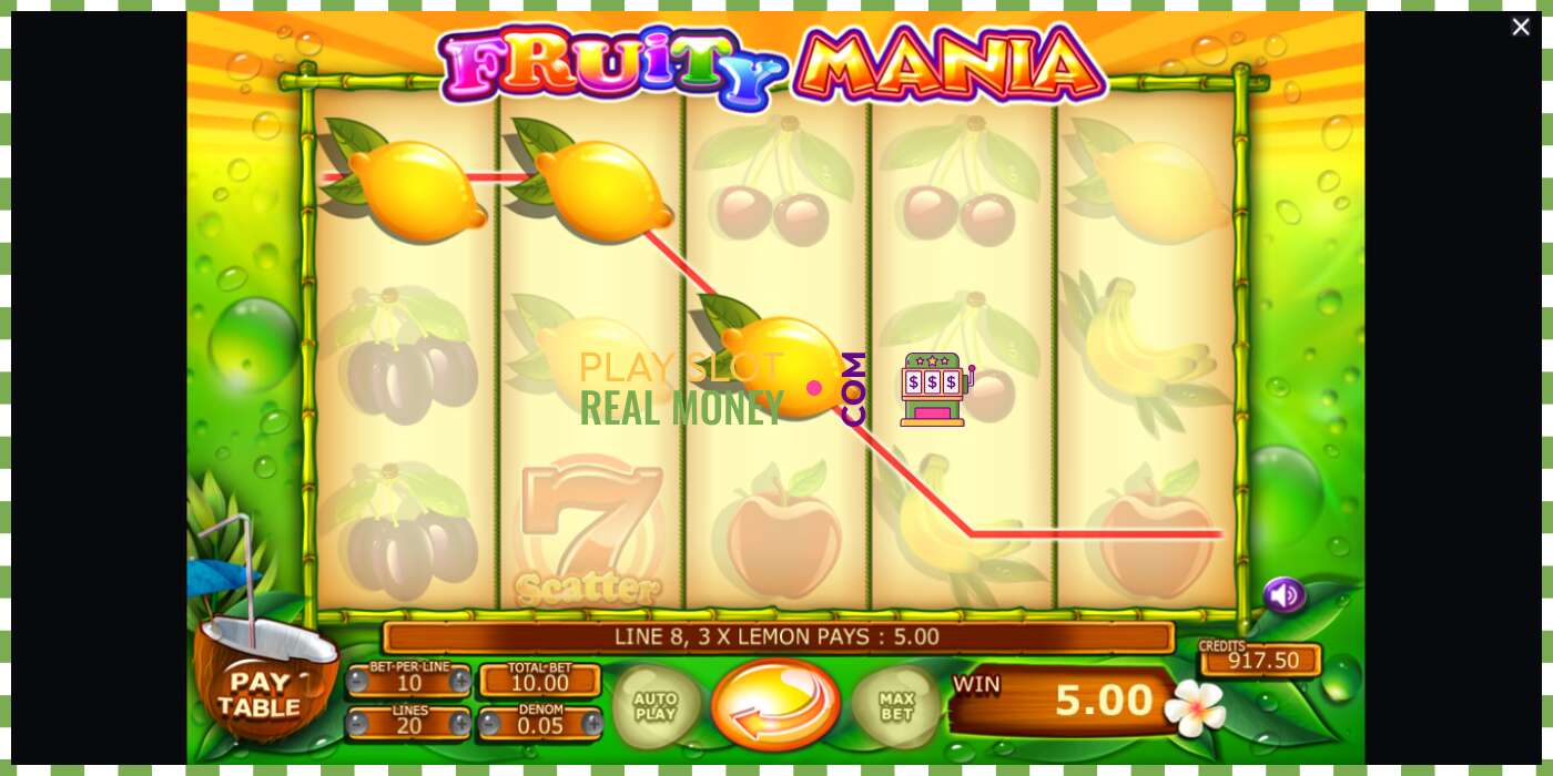 Слот Fruity Mania на реальные деньги, картинка - 3