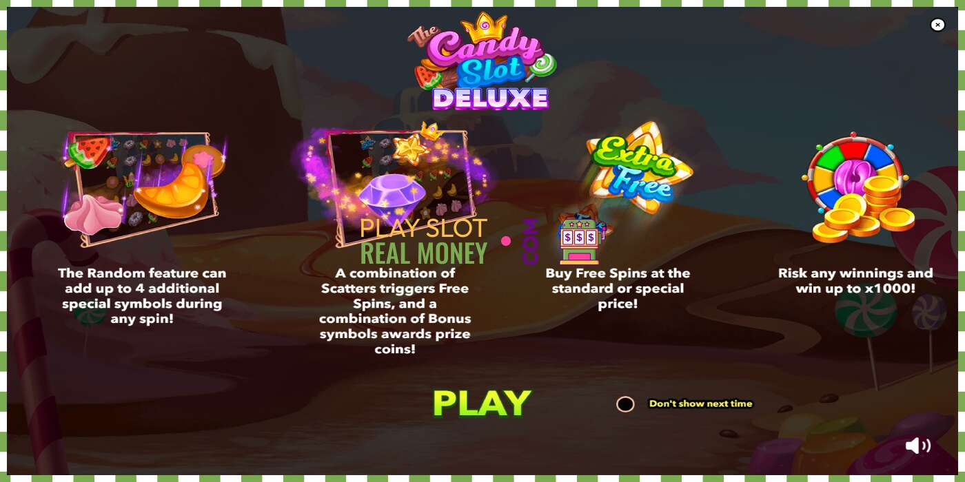 Celah The Candy Slot Deluxe untuk uang sungguhan, gambar - 1