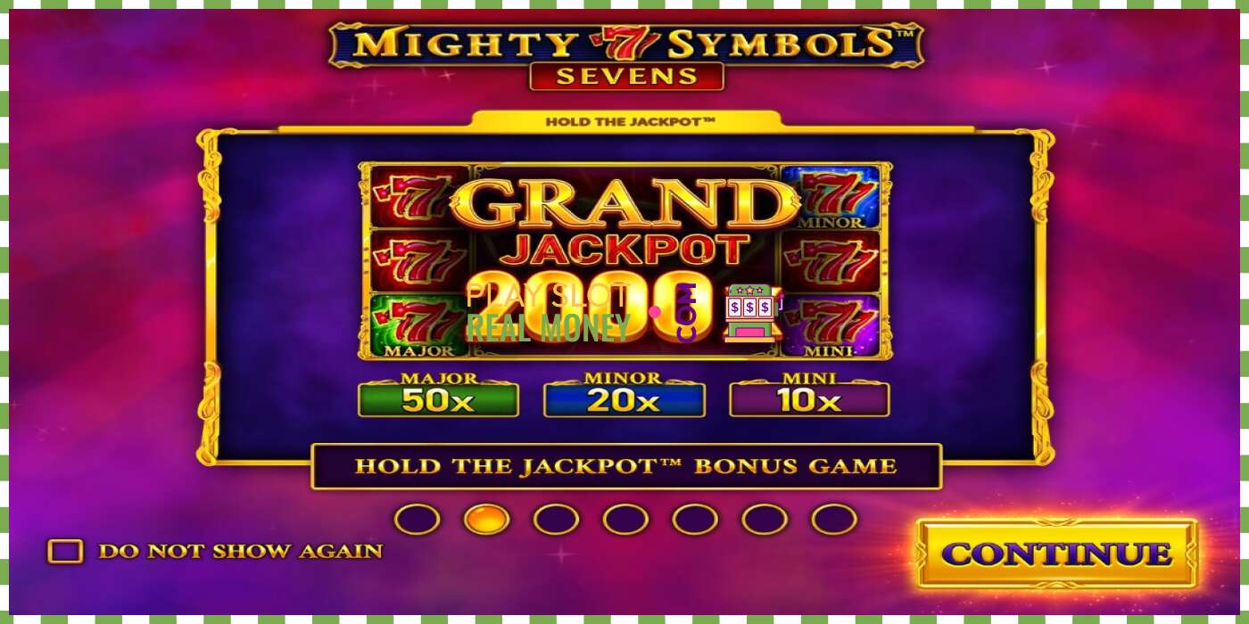 Slot Mighty Symbols: Sevens za pravi novac, slika - 1