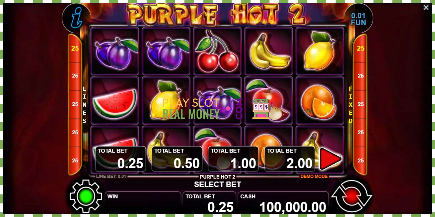 Слот Purple Hot 2 на реальные деньги, картинка - 1