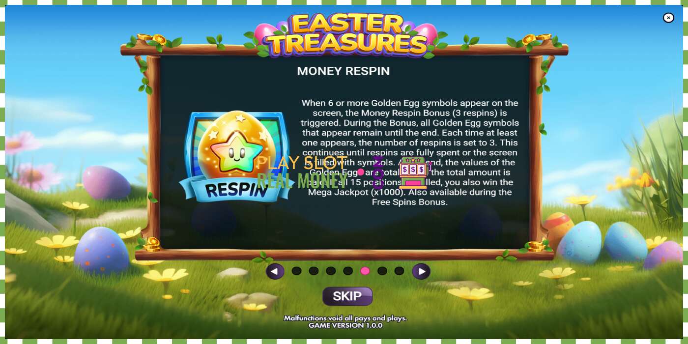 Slot Easter Treasures por dinheiro real, foto - 1