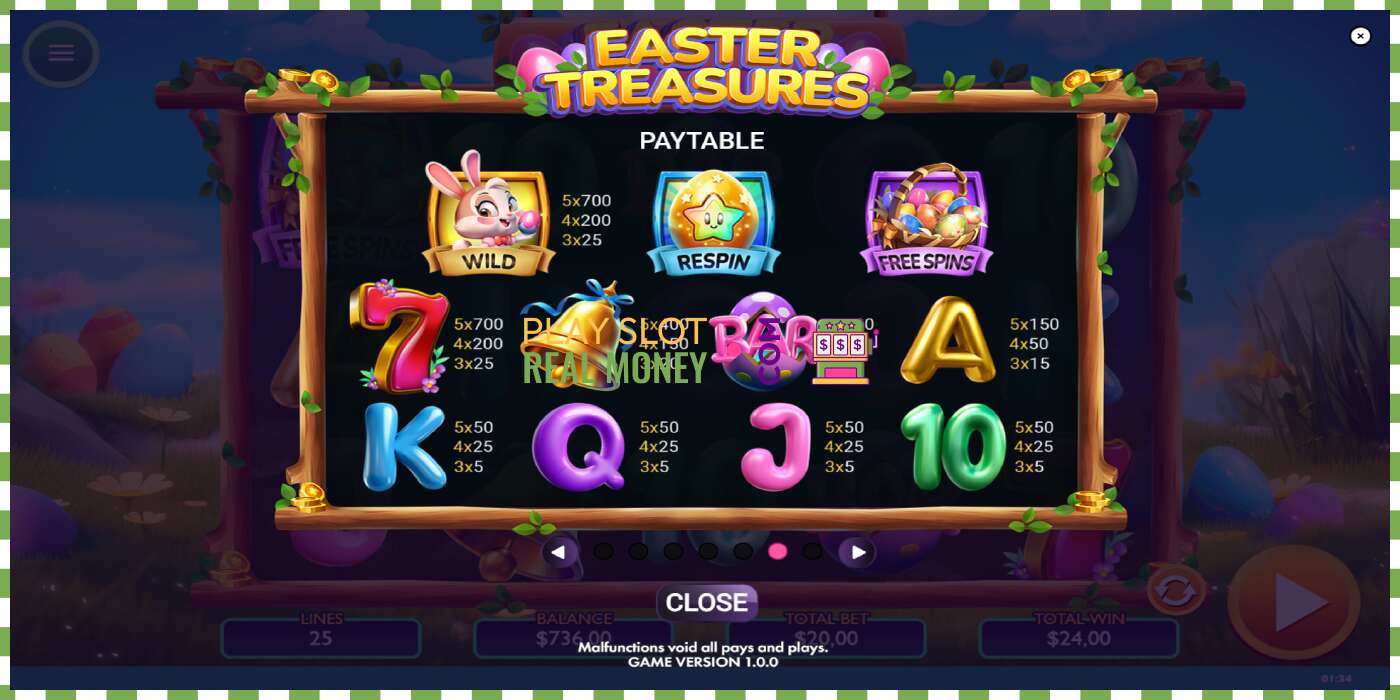 Slot Easter Treasures por dinheiro real, foto - 6