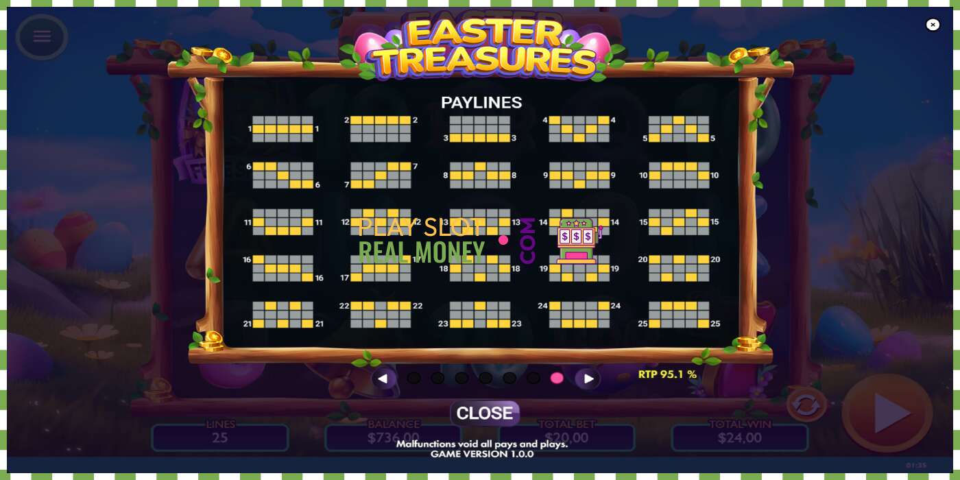 Slot Easter Treasures por dinheiro real, foto - 7