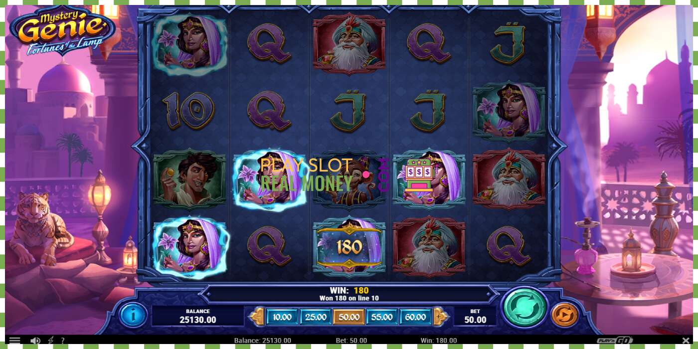 Slot Mystery Genie Fortunes of the Lamp oikealla rahalla, kuva - 3